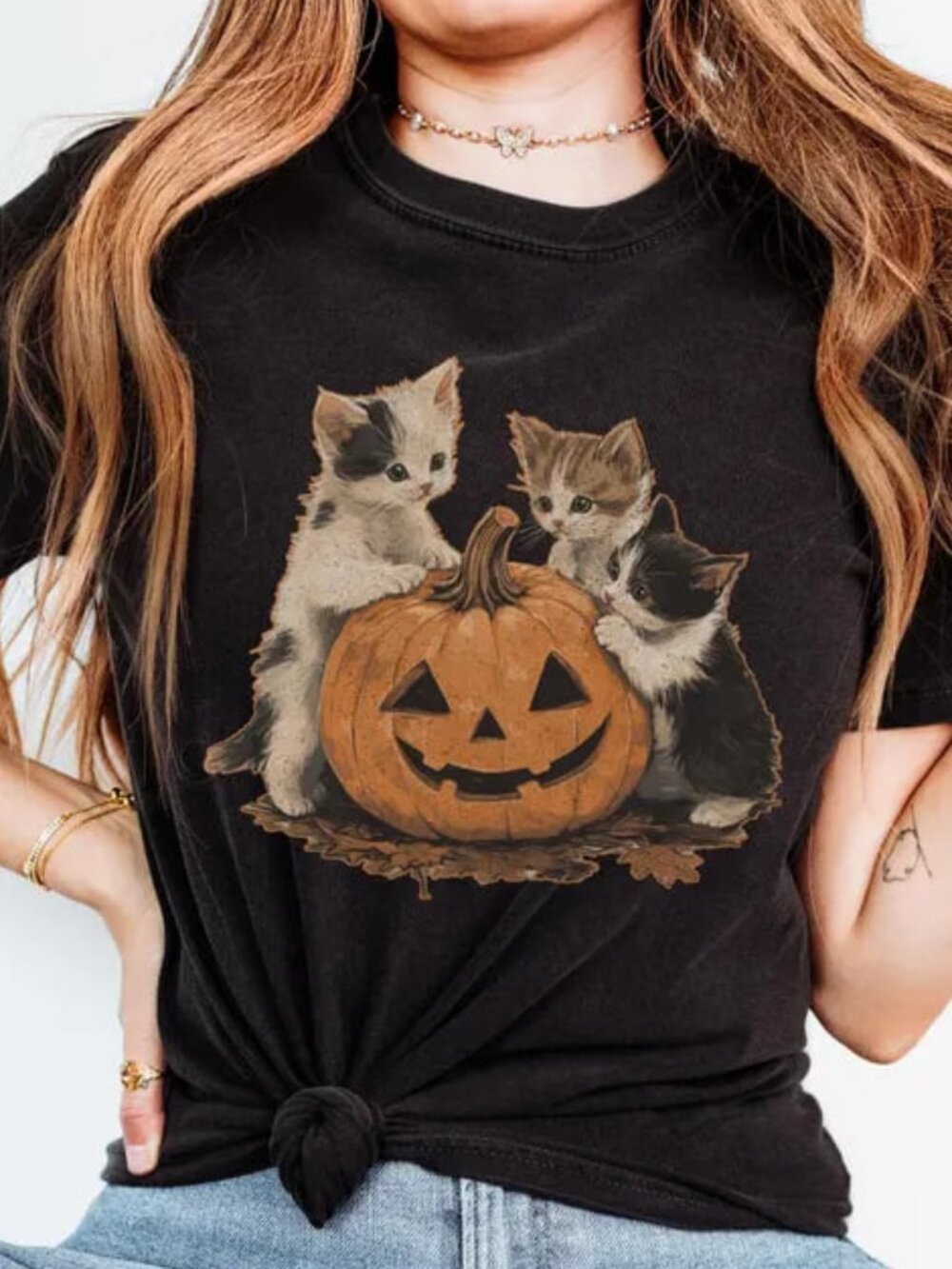 Cat Halloween Shirt, Halloween Shirt, Cat Pumpkin Shirt